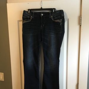Sliver bootcut jeans